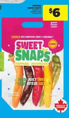 Real Canadian Superstore Sweet Snaps Peppers offer