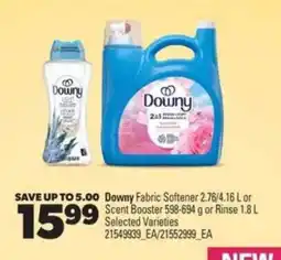 Real Canadian Superstore Downy Fabric Softener or Scent Booster offer