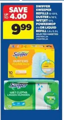 Real Canadian Superstore Swiffer Sweeper Refills, Duster, WetJet, PowerMop offer