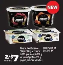 Real Canadian Superstore LIBERTÉ MÉDITERRANÉE YOGURT offer