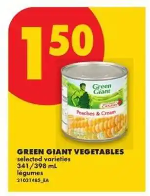 No Frills GREEN GIANT VEGETABLES offer