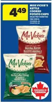 Real Canadian Superstore MISS VICKIE'S KETTLE COOKED POTATO CHIPS offer