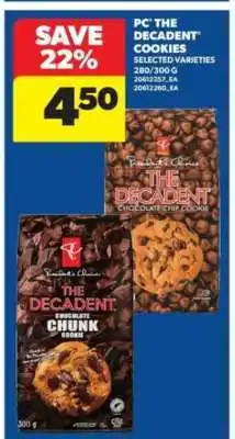 Real Canadian Superstore PC' The Decadent Cookies offer