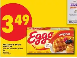 No Frills KELLOGG’S EGGO WAFFLES offer