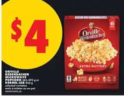 No Frills Orville Redenbacher Microwave Popcorn offer