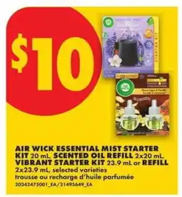 No Frills AIR WICK ESSENTIAL MIST STARTER KIT offer