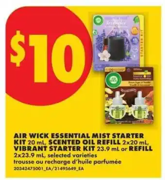 No Frills AIR WICK ESSENTIAL MIST STARTER KIT offer