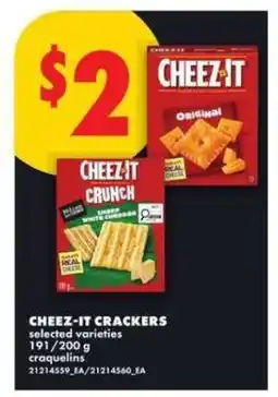 No Frills Cheez-It Crackers offer