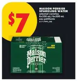 No Frills MAISON PERRIER SPARKLING WATER† offer