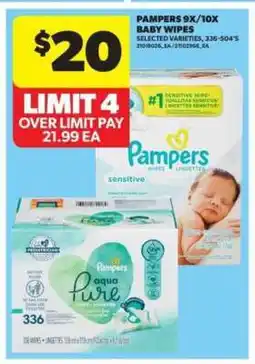 Real Canadian Superstore Pampers 9X/10X Baby Wipes offer