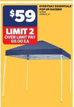 Real Canadian Superstore Everyday Essentials Pop Up Gazebo offer