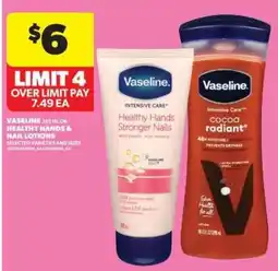 Real Canadian Superstore VASELINE INTENSIVE CARE LOTIONS offer