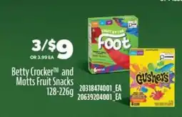 Real Canadian Superstore Betty Crocker and Motts Fruit Snacks offer