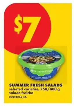 No Frills SUMMER FRESH SALADS offer