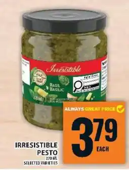 Food Basics Irresistible Pesto offer