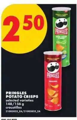 No Frills PRINGLES POTATO CRISPS offer