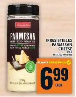 Food Basics Irresistibles Parmesan Cheese offer