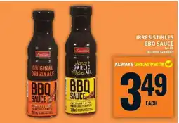 Food Basics Irresistibles BBQ Sauce offer