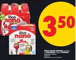 No Frills iÖGO NANO DRINKS or POUCHES offer