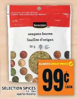 Food Basics SELECTION SPICES offer