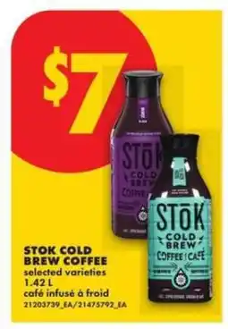 No Frills Stok Cold Brew Coffee offer