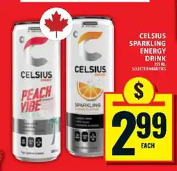 Food Basics Celsius Sparkling Energy Drink offer