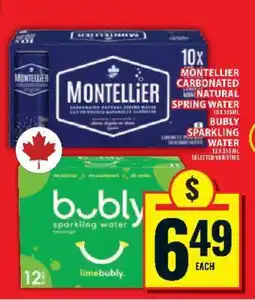 Food Basics Bubly Sparkling Water offer