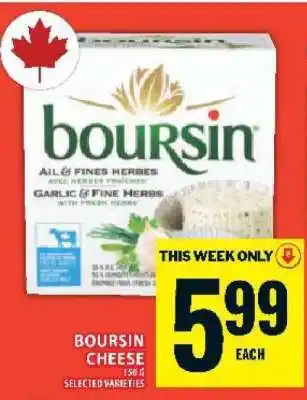 Food Basics Boursin Cheese offer