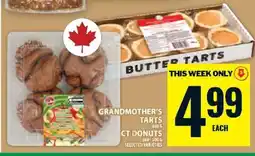 Food Basics Grandmother's Tarts / CT Donuts offer