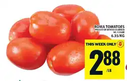 Food Basics Roma Tomatoes offer