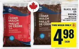 Food Basics Cedar Mulch offer