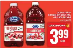Food Basics OCEAN SPRAY CRANBERRY COCKTAIL OR JUICE BLENDS offer