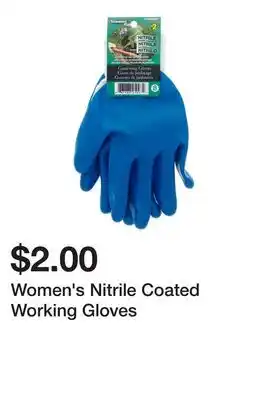 Dollarama Women's Nitrile Coated Working Gloves offer