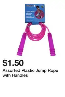 Dollarama Assorted Plastic Jump Rope with Handles offer