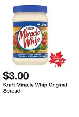 Dollarama Kraft Miracle Whip Original Spread offer