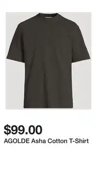 Holt Renfrew AGOLDE Asha Cotton T-Shirt offer