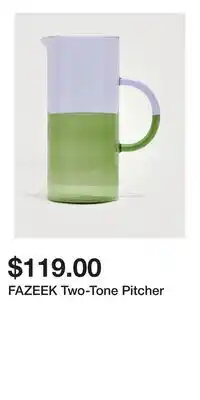 Holt Renfrew FAZEEK Two-Tone Pitcher offer