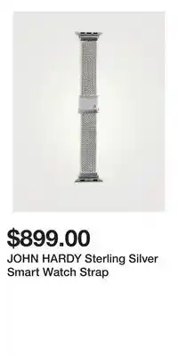 Holt Renfrew JOHN HARDY Sterling Silver Smart Watch Strap offer