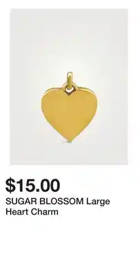Holt Renfrew SUGAR BLOSSOM Large Heart Charm offer