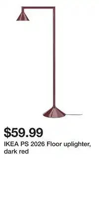 IKEA IKEA PS 2026 Floor uplighter, dark red offer