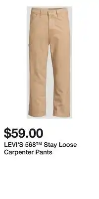 Holt Renfrew LEVI'S 568 Stay Loose Carpenter Pants offer
