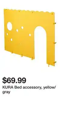 IKEA KURA Bed accessory, yellow/gray offer