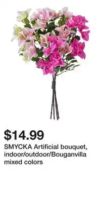 IKEA SMYCKA Artificial bouquet, indoor/outdoor/Bouganvilla mixed colors offer