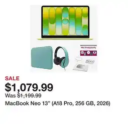 TSC Stores MacBook Neo 13 (A18 Pro, 256 GB, 2026) offer