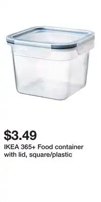 IKEA IKEA 365+ Food container with lid, square/plastic offer