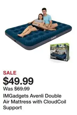 TSC Stores IMGadgets Avenli Double Air Mattress with CloudCoil Support offer