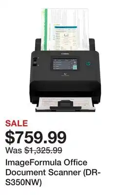 TSC Stores ImageFormula Office Document Scanner (DR-S350NW) offer