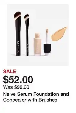 TSC Stores Neive Serum Foundation and Concealer with Brushes offer