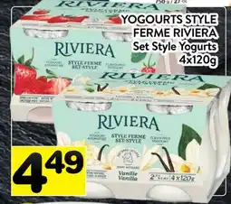 Supermarché PA YOGOURTS STYLE FERME RIVIERA | SET STYLE YOGURT offer