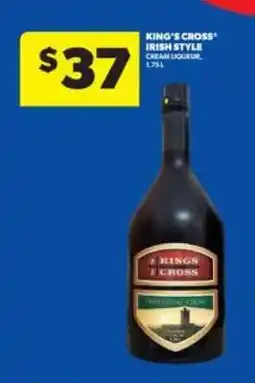 Real Canadian Liquorstore KING’S CROSS Irish Style Cream Liqueur offer